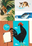 Selection from Yuji I. Weisgard's Lookbook. "Landscapes, Cityscapes, Interiors and Nature"